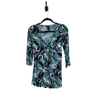 5 for $30 H&M Multicolored Top Green Women’s Size Small  Excellent Condition EUC